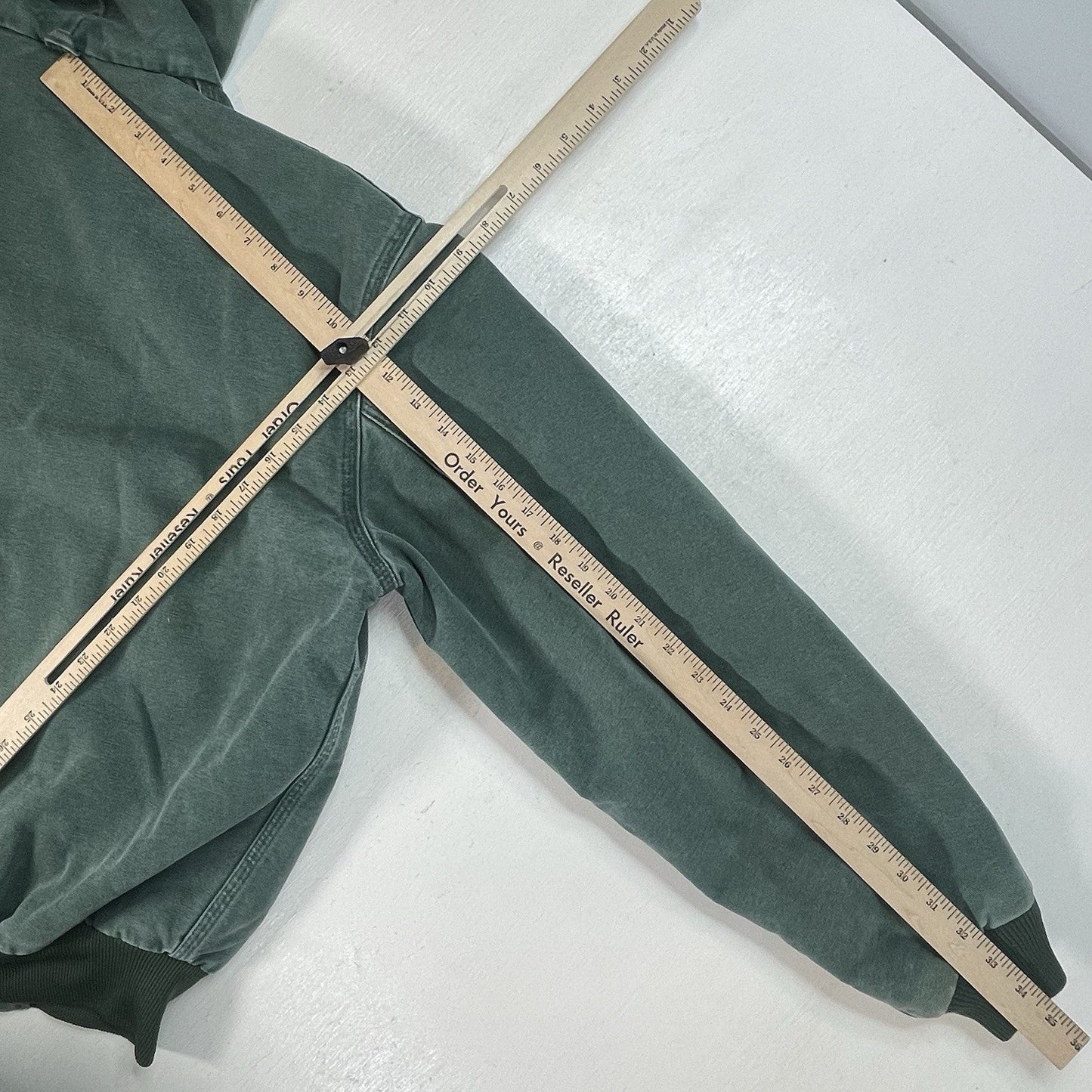 Vintage 90s Carhartt JQ294 Jacket Mens Medium Aspen Green Quilt Lining 1996 USA
