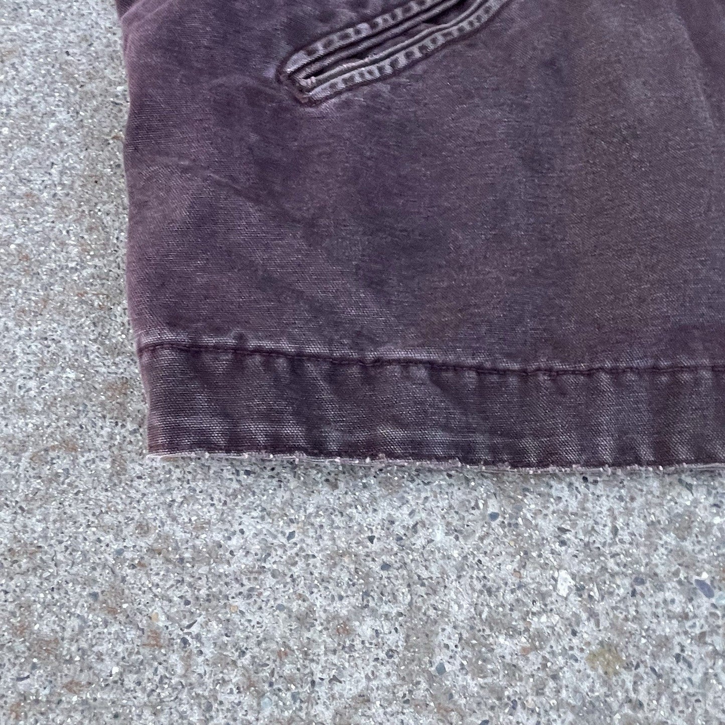 Carhartt Detroit J97 Brg Wine Burgundy Purple Vintage Faded Jacket Coat XL USA