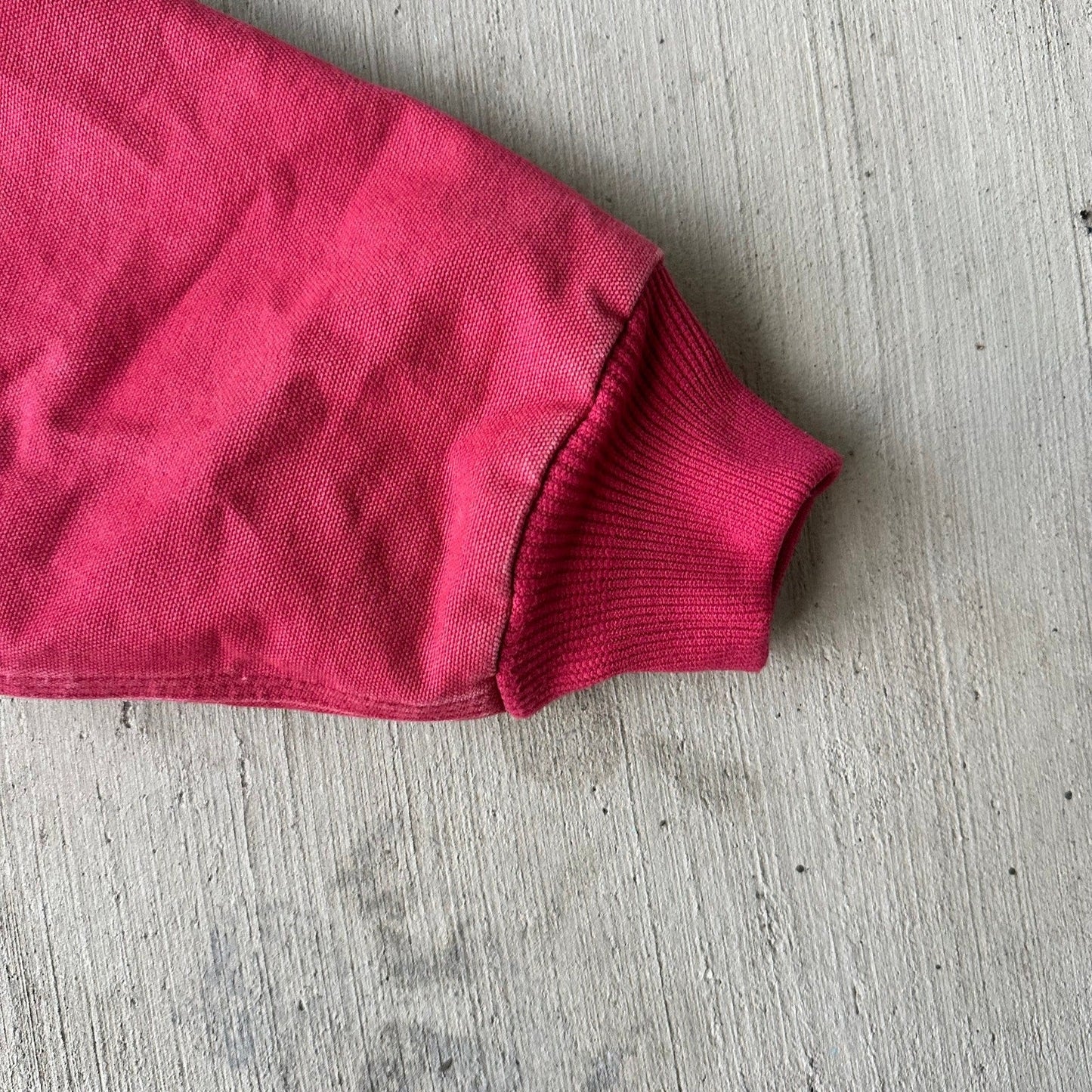 Vintage Y2K pink WOMENS Carhartt quilted hooded work wear jacket