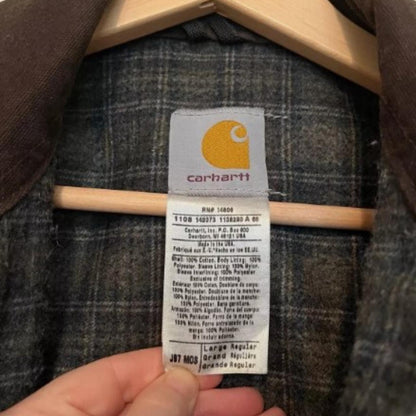Carhartt Detroit Jacket J97 MOS Moss Green Blanket