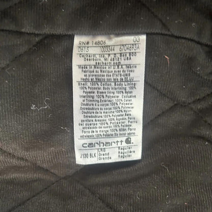 Carhartt Men's Black and Grey Jacket