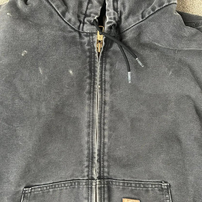 Carhartt Men's Black and Grey Jacket