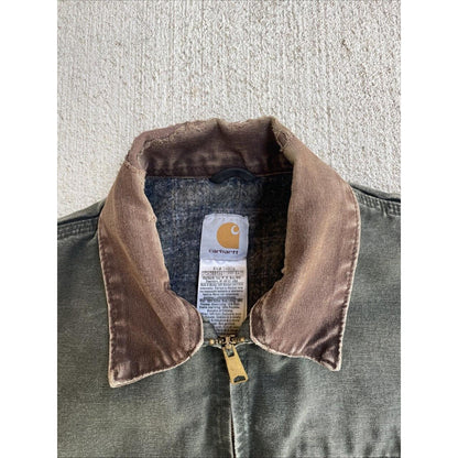 Carhartt Men's Green and Brown Jacket