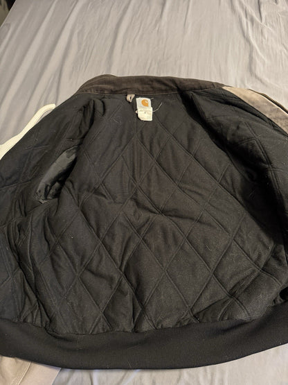 VTG 90s Carhartt SANTA FE Jacket AZTEC J77CMT Gray Large (L) Clean