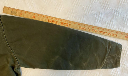 VTG Carhartt Detroit Blanket-Lined Jacket # J97 MOS Moss Green, Men’s Size XL.