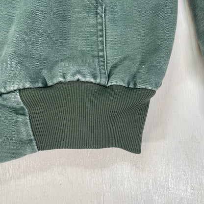 Vintage 90s Carhartt JQ294 Jacket Mens Medium Aspen Green Quilt Lining 1996 USA