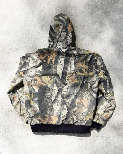 Vintage Carhartt Quilted Hooded Active Jacket “Camo” J143 CMO Men’s Medium