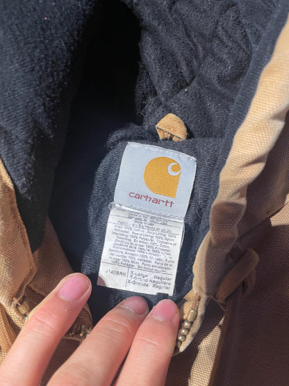 Vintage Carhartt Iconic Workwear Hooded Zip Up Jacket