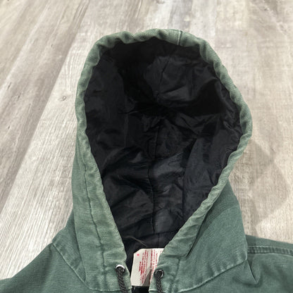 Vintage 90s Carhartt JQ294 Jacket Mens Medium Aspen Green Quilt Lining 1996 USA