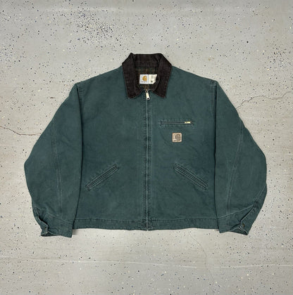 VTG Detroit Carhartt Jacket- Hunter Green- Size 2X-Large