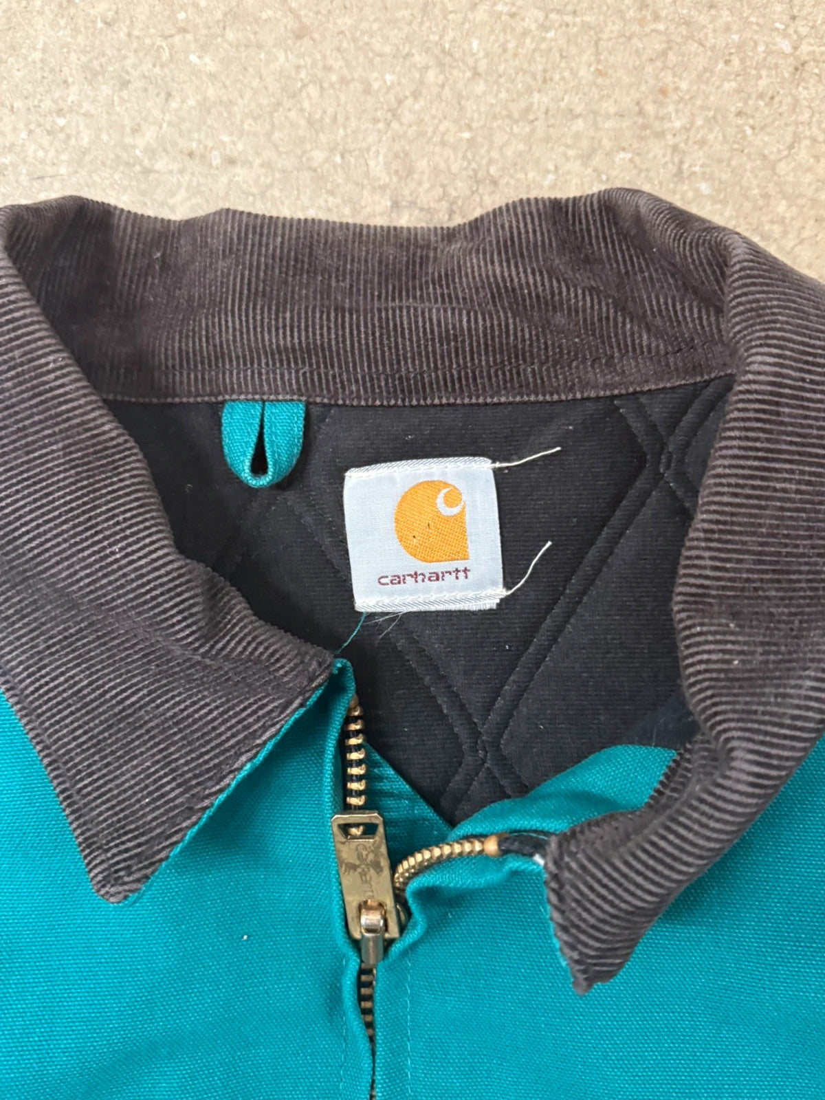 Blue Carhartt Aztec Santa Fe Jacket