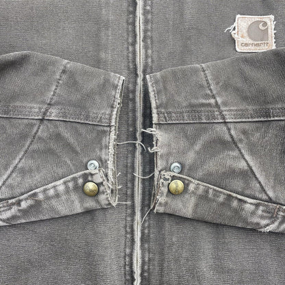 vintage carhartt j97 tmb sandstone detroit jacket in timber size large