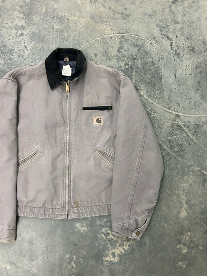 Carhartt Men's Detroit Jacket J64CMT Sand gray Sz Large Made in USA