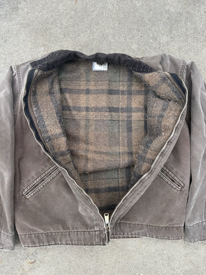 Vintage 90s J43 CHT Brown Carhartt Detroit Jacket Size L Made In USA