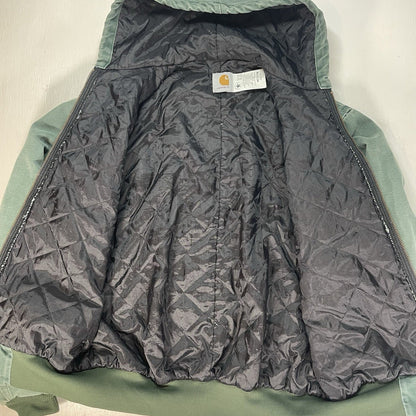 Vintage 90s Carhartt JQ294 Jacket Mens Medium Aspen Green Quilt Lining 1996 USA