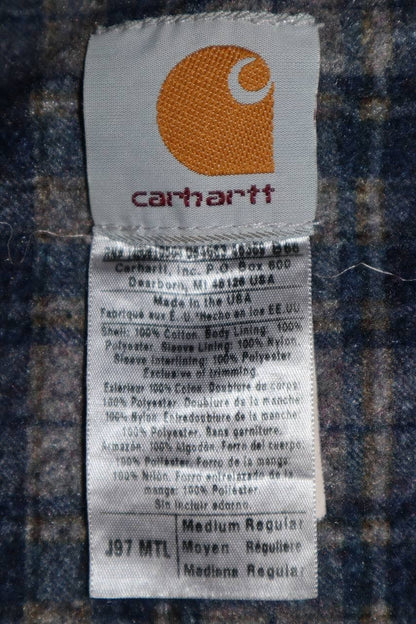 Vintage Carhartt J97 Detroit Jacket Men's M Metal Canvas Blanket-Lined Workwear