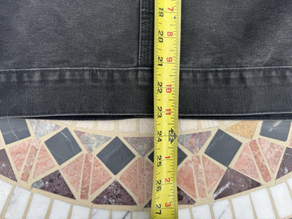VTG Carhartt JU1005 Large Unlined Black Chore Jacket ~ blk detroit l coat