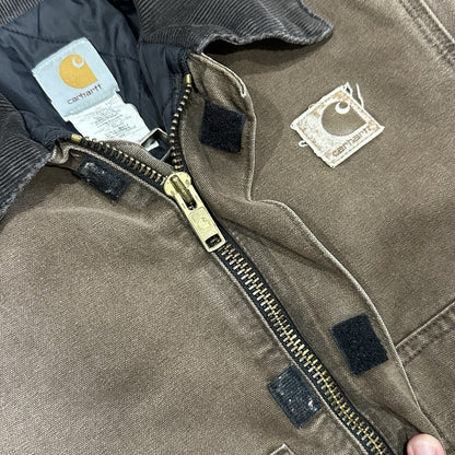 Vintage Carhartt J22 CHT Chestnut Brown Arctic Jacket Size Small