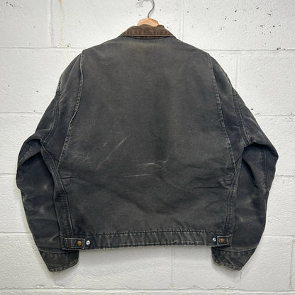 Y2K Carhartt Blanket-Lined Detroit Jacket “Black” J97 BLK