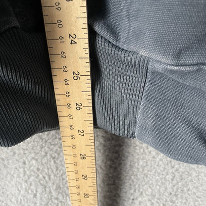 Carhartt Jacket Quilt Lined Womens Large WJ130 STM Gray Black 14086