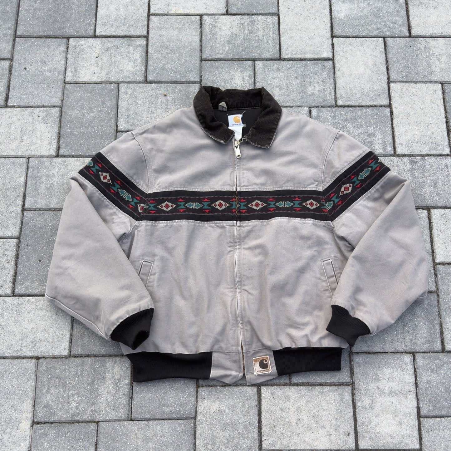 Carhartt Aztec Santa Fe Jacket “J77CMT” Grey