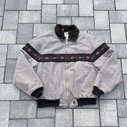 Carhartt Aztec Santa Fe Jacket “J77CMT” Grey