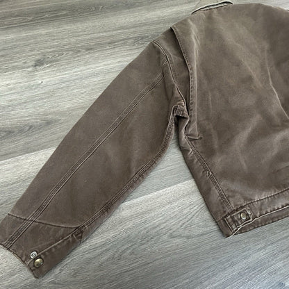 Vintage Carhartt Detroit Jacket Mens XL Blanket Lined J97 CHT Chestnut Brown USA