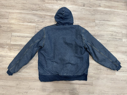 RARE Carhartt Jacket Men’s XL Tall Hooded Denim Asap Rocky