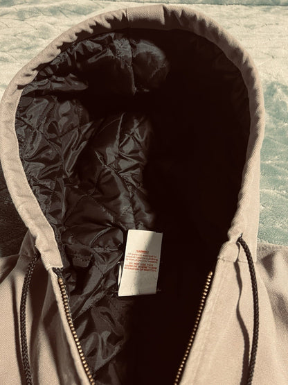 Vintage 90’s Men’s Carhartt Aztec Gray Hooded Jacket J78 CMT Southwestern Sz XL