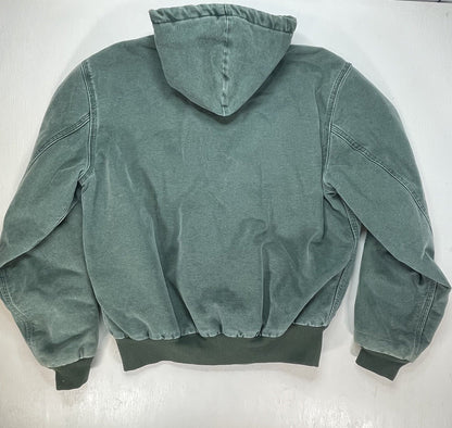 Vintage 90s Carhartt JQ294 Jacket Mens Medium Aspen Green Quilt Lining 1996 USA