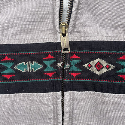 vintage carhartt j79 cmt aztec active jacket in cement size large