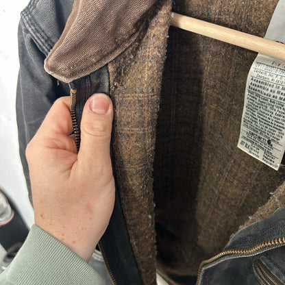 Y2K Carhartt Blanket-Lined Detroit Jacket “Black” J97 BLK