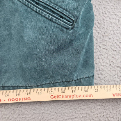 VTG Carhartt Detroit Jacket J43 HTG Hunter Green Large Regular USA Union 1998