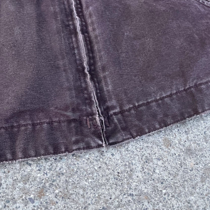 Carhartt Detroit J97 Brg Wine Burgundy Purple Vintage Faded Jacket Coat XL USA