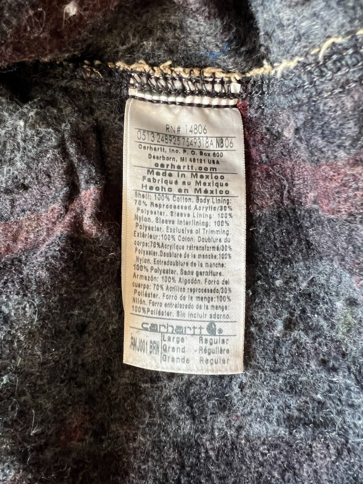 Screen Accurate Interstellar Carhartt Detroit Jacket RNJ001 BRN Size Large