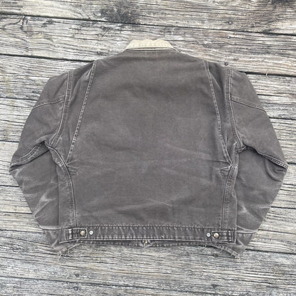 vintage carhartt j97 tmb sandstone detroit jacket in timber size large