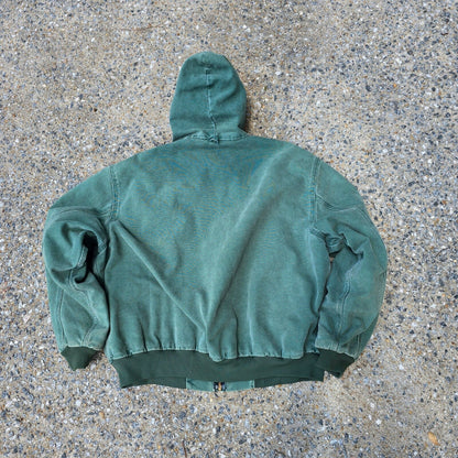 Vintage 90s Carhartt JQ294 Jacket Mens 2XL Aspen Green Quilt Lining 1996 USA