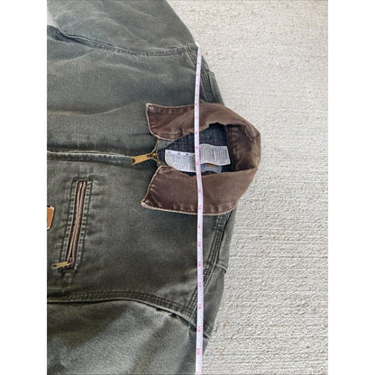 Carhartt Men's Green and Brown Jacket